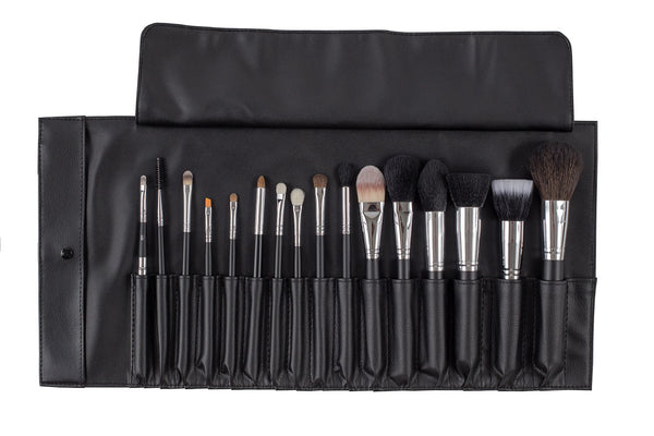 16 Piece Brush Roll - Bodyography® Professional Cosmetics